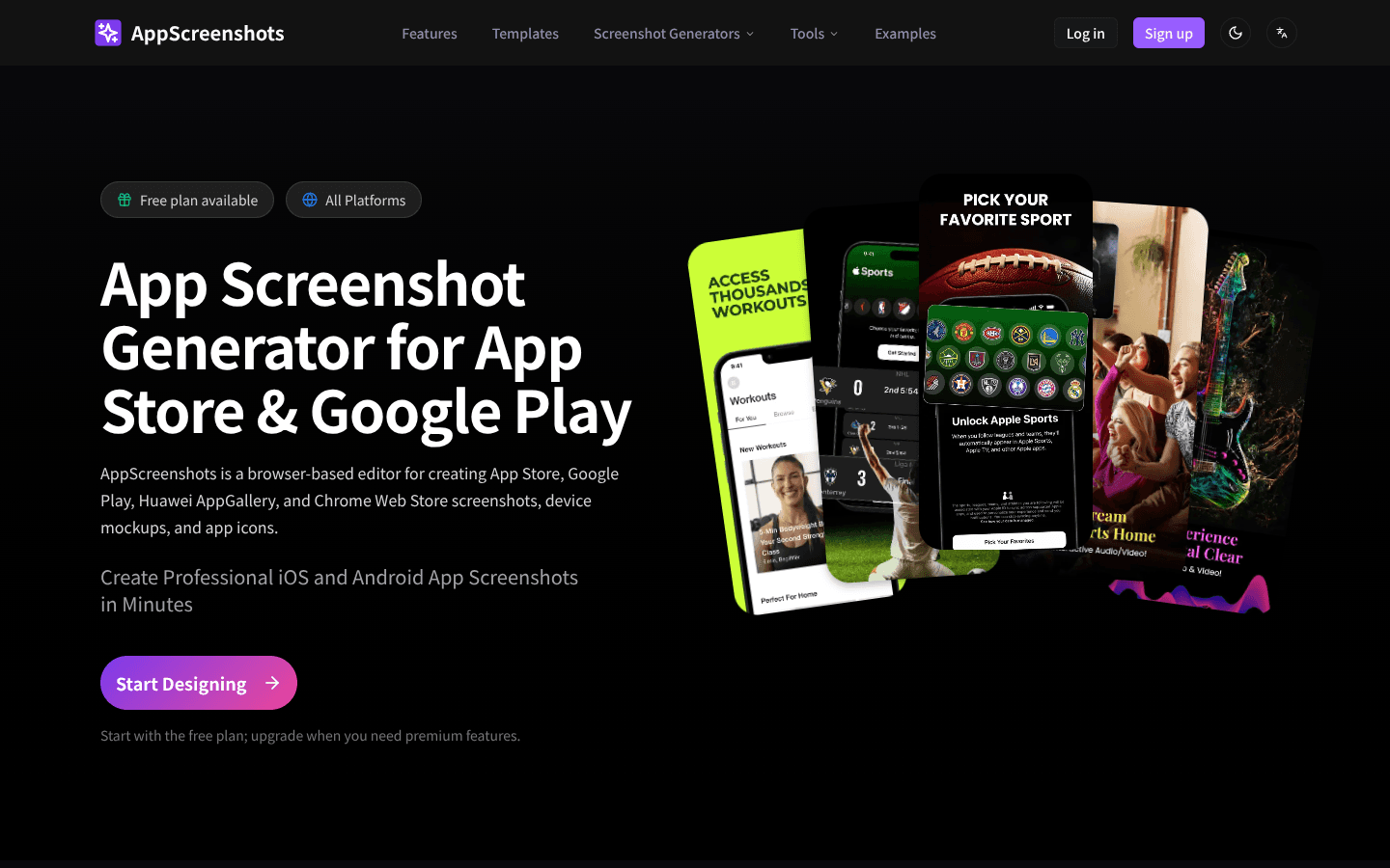 appscreenshots.net product preview